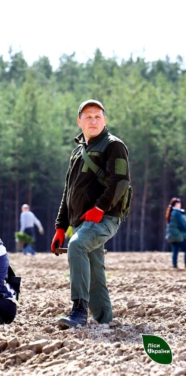 Сергій Обихвіст інженер з охорони та захисту лісу Наталинського лісництва