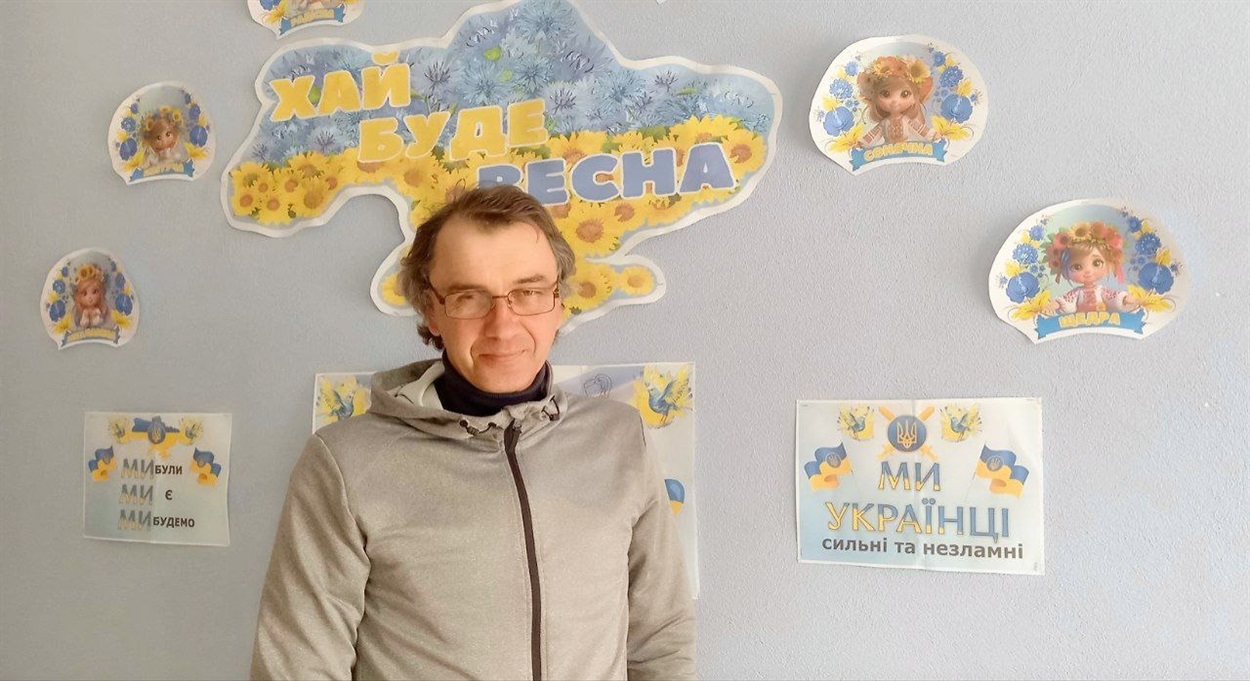 Юрій Веклич вчитель мистецтва та трудового навчання Наталинського ліцею
