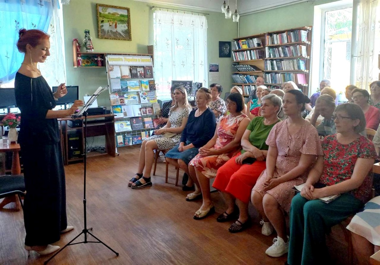Літературна зустріч в Сахновщині 11/07/25