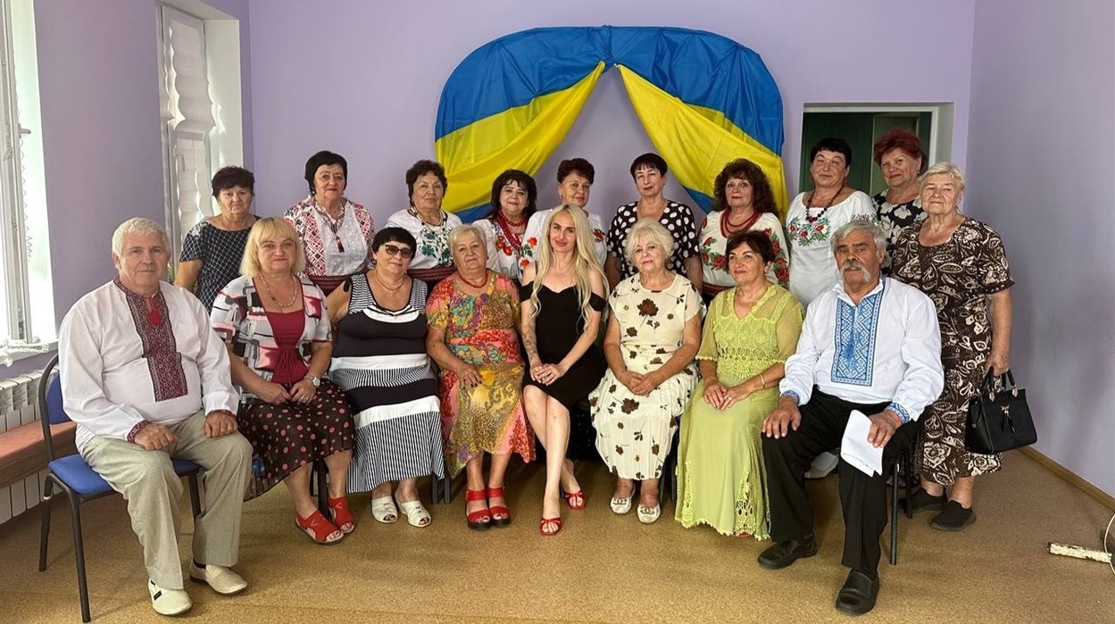 Олена Пилипчук з підопічними Відділення денного перебування